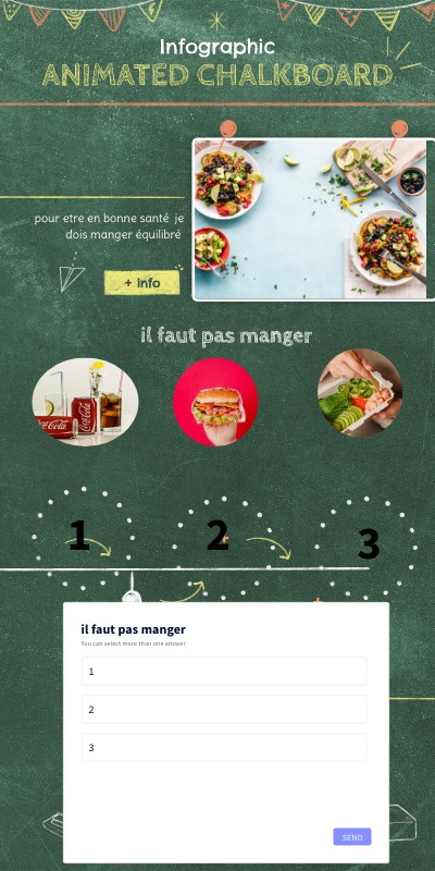 ANIMATED CHALKBOARD VERTICAL INFO