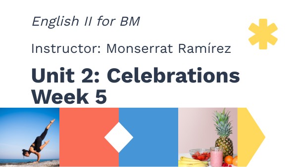 Class 5 March 5th English II for BM | Genially