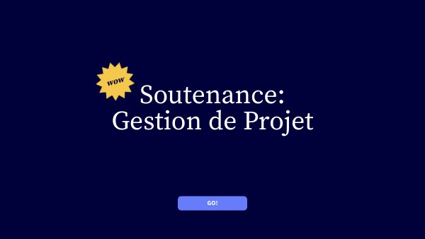 GESTION DE PROJET | Genially