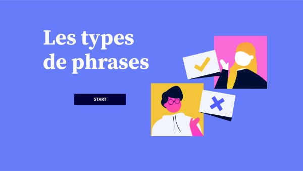 Quiz types de phrases | Genially