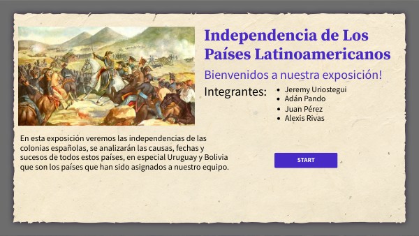 Mapa interactivo horizontal | Genially
