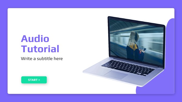 Audio tutorial | Genially