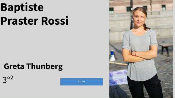 Diapo sur Greta Thunberg | Genially
