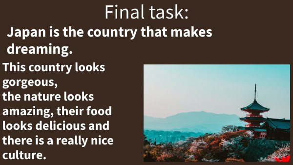 Final Task JAPAN | Genially