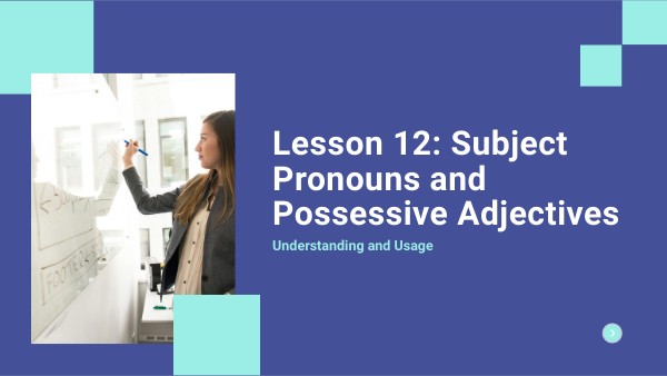 SPEAK English LA - Curso Principiantes - Lesson 12 | Genially