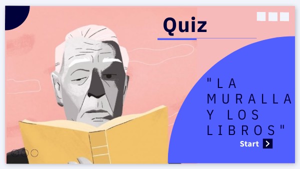 LA MURALLA Y LOS LIBROS - BORGES Basic shapes quiz | Genially