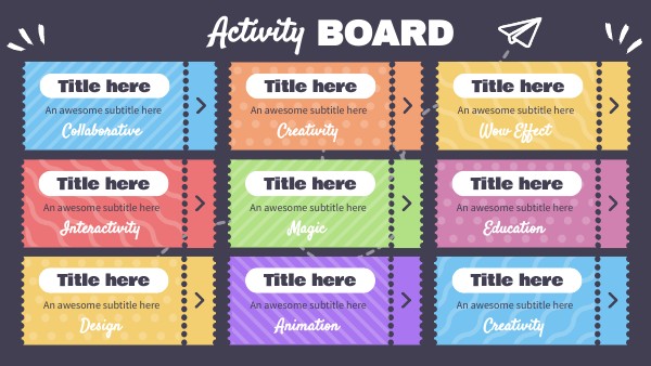 Activity board | Genially