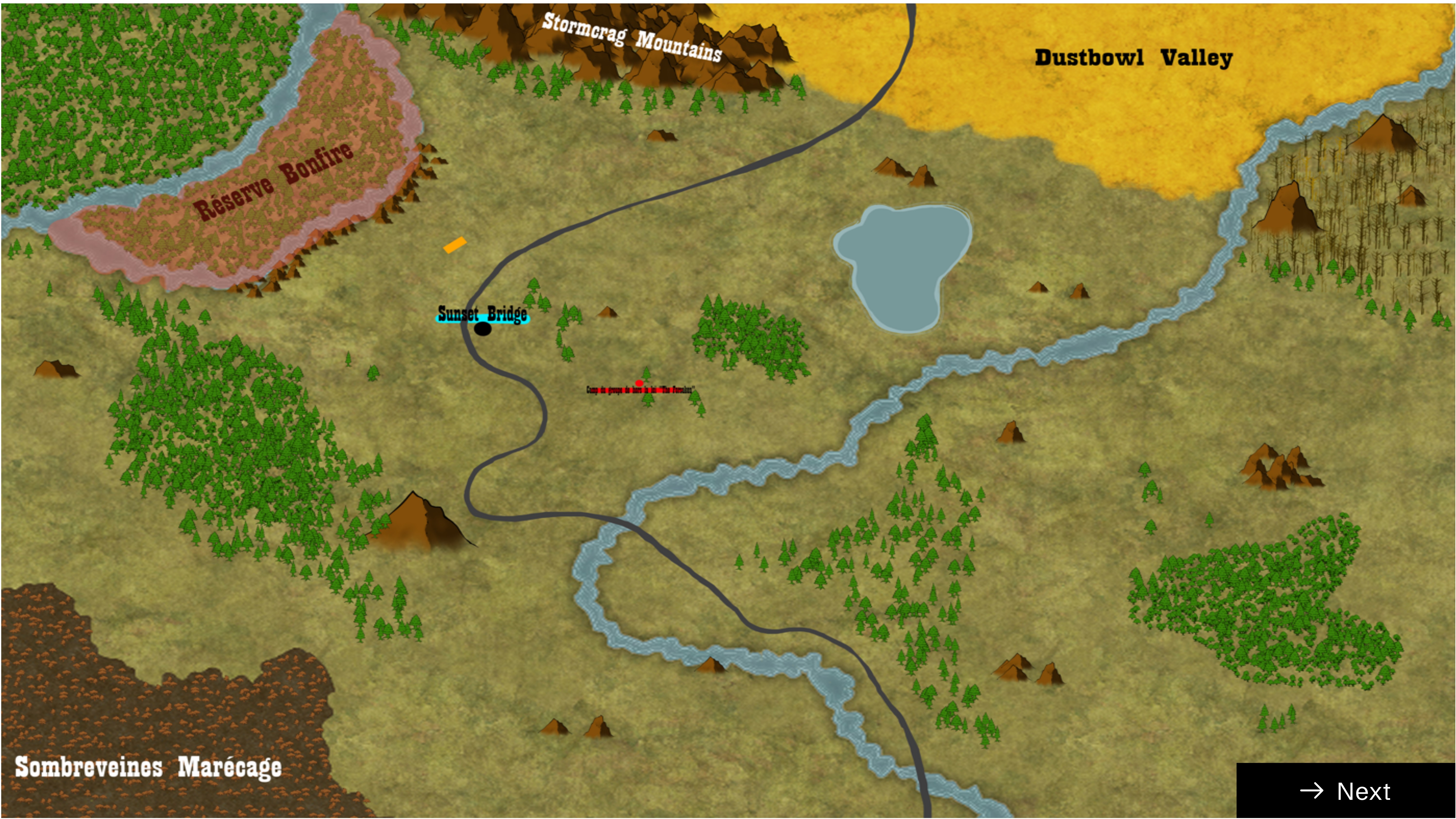 Map Sunset Ridge