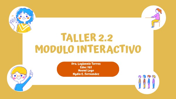 Módulo Interactivo Educ 161