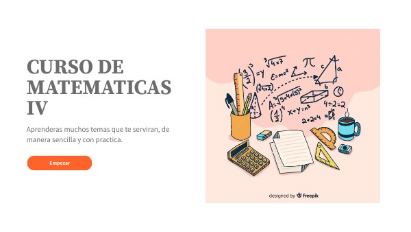 CURSO DE MATEMATICAS IV