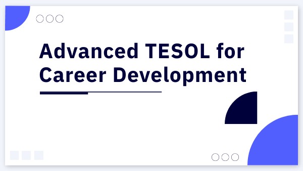 TESOL 200h marketing | Genially