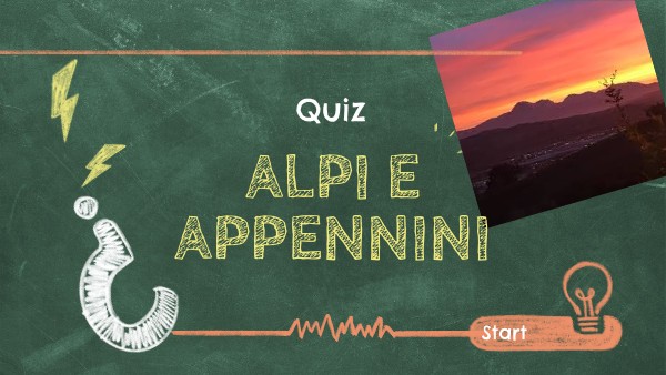 ALPI APPENNINI QUIZ | Genially