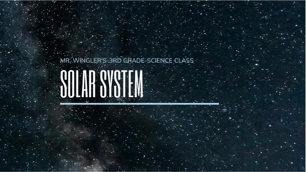 Solar System Interactive Photo