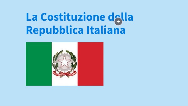 LA COSTITUZIONE ITALIANA