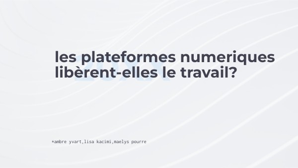 Rapport technique