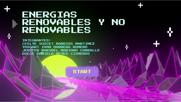 Energías renovables y no renovables | Genially