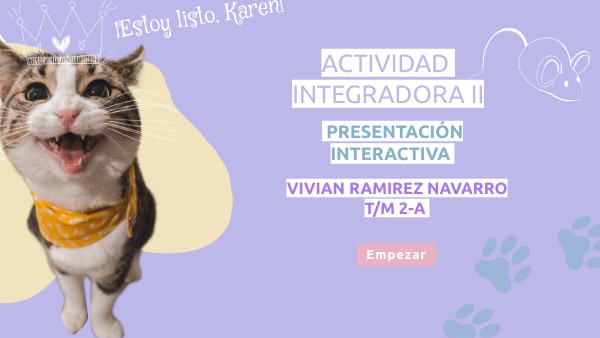 ACT INTEGRADORA 2 | Genially