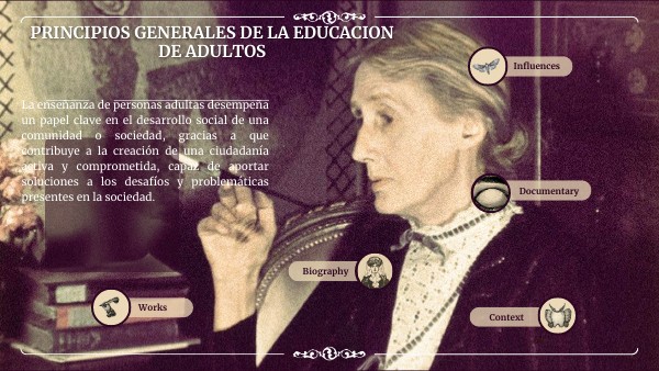PRINCIPIOS GENERALES DE LA EDUCACION DE ADULTOS | Genially