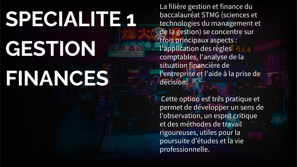 Projet stmg management