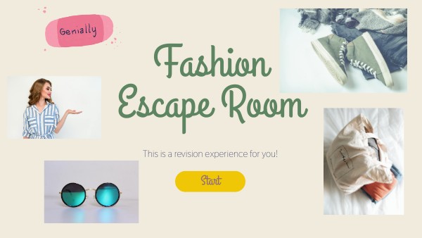 Fashion Escape Room | Genially