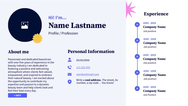 Essential CV | Genially