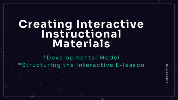 Digital Technology Presentation | Genially