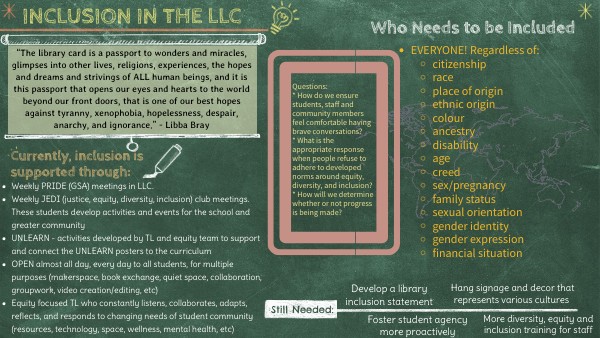 Inclusion in the LLC | Genially