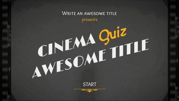 Cinema quiz | Genially