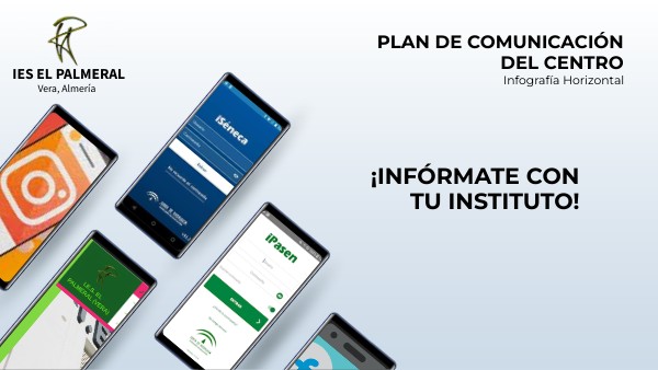 Infografía plan de comunicación del centro IES EL PALMERAL | Genially
