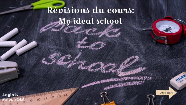 6e My ideal school élèves | Genially
