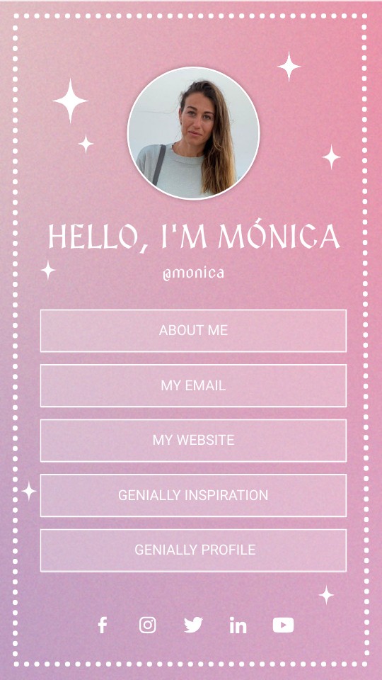 PERSONAL SOCIAL LINK INSPIRATION | Genially
