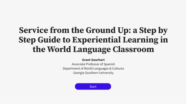 Basic interactive presentation