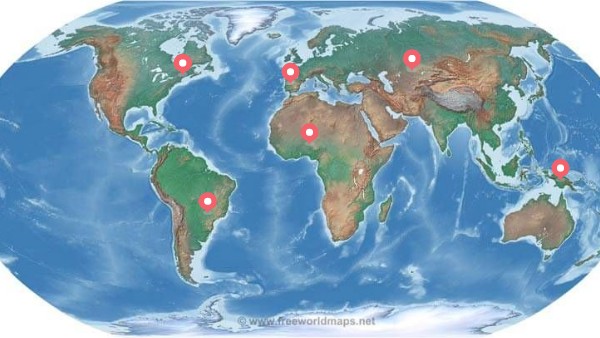 Copy - School world map