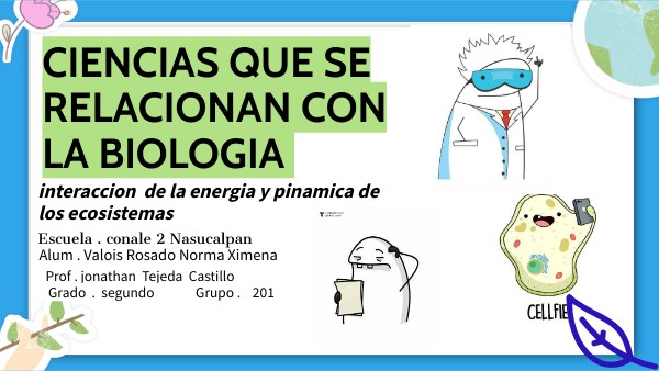 ciencia que se relaciona con la biologia