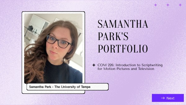 Scriptwriting Portfolio | Genially