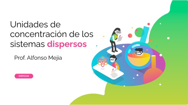 Unidades de concentración de los sistemas dispersos | Genially