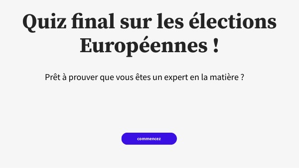 Quiz interactif basique
