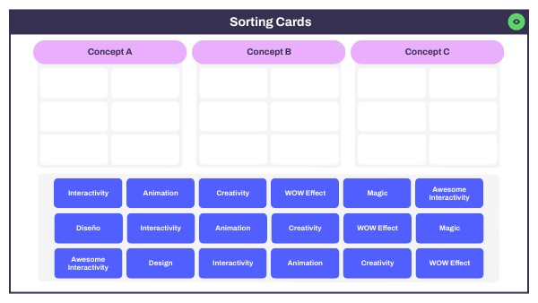 Sorting Cards