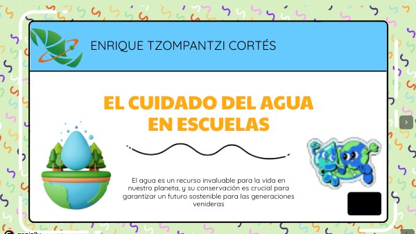 Presentación Agua Genially