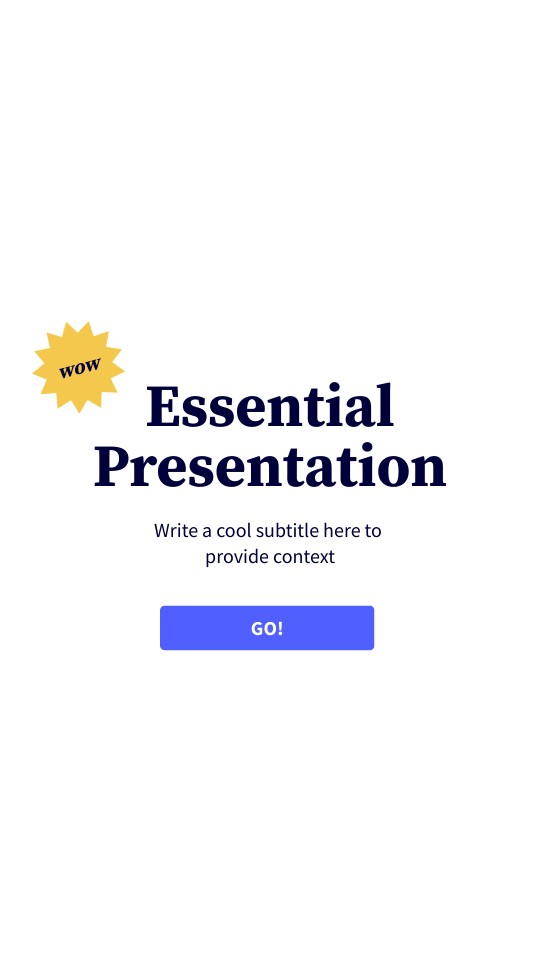 Essential Presentation Mobile | Genially