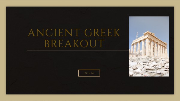 ANCIENT GREEK BREAKOUT | Genially