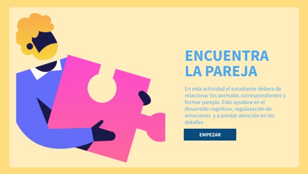 Encuentra la pareja | Genially