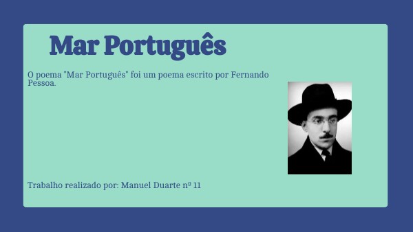 trabalho de potuguês, poema | Genially