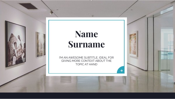 Gallery CV | Genially